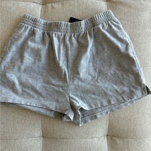 Brandy Melville light grey sweatshorts
